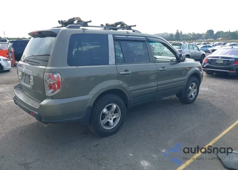 2007 Honda Pilot Ex-L from USA, damaged, VIN 2HKYF18507H511406